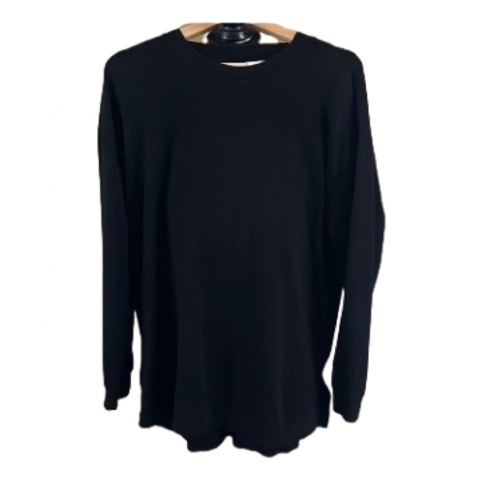 Members Mark Women’s Black Long Sleeve Crew Neck Sweatshirt Size XXL Winter